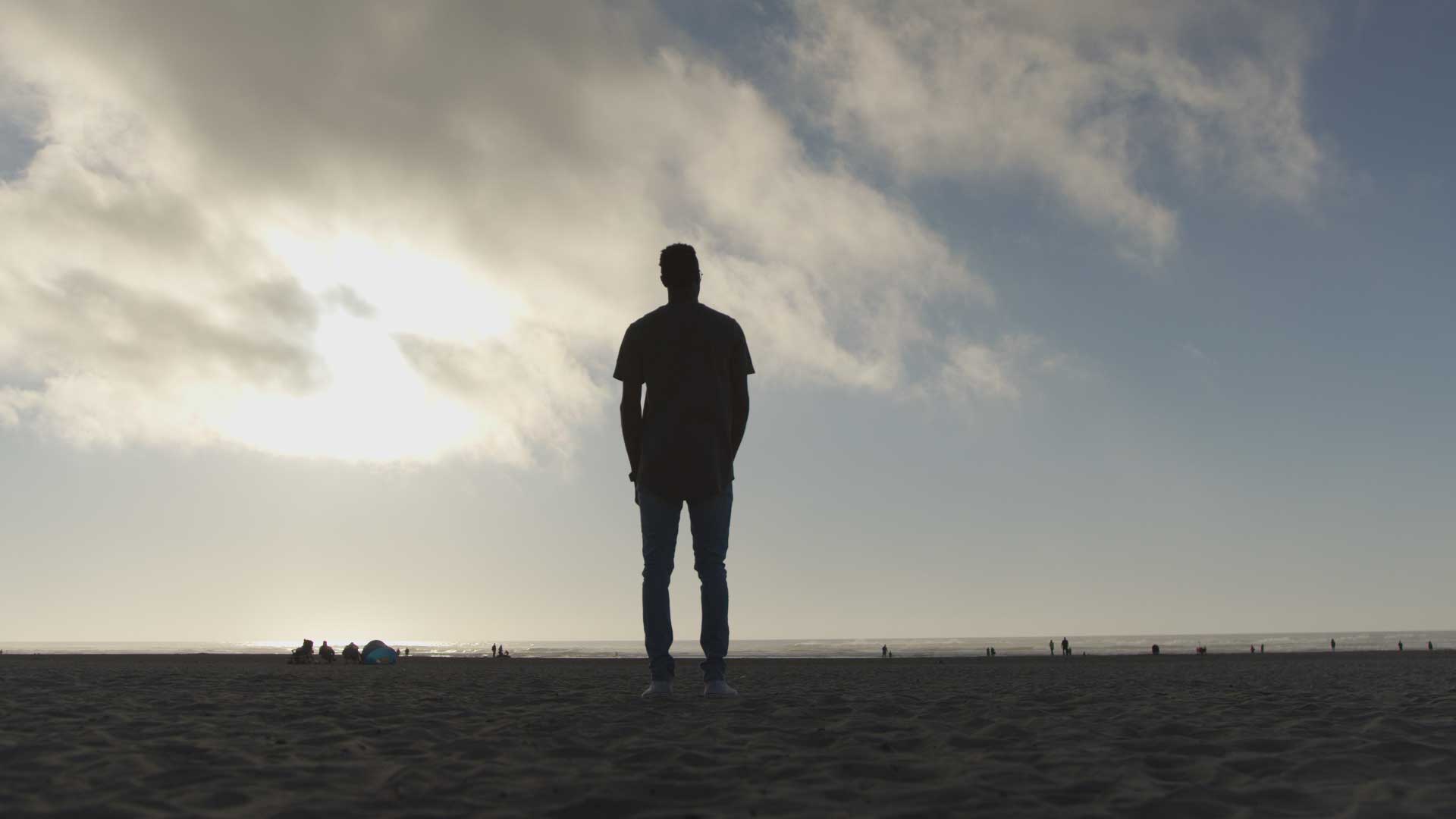 Thoughtful Man Taking in the Ocean Views – FILMPAC