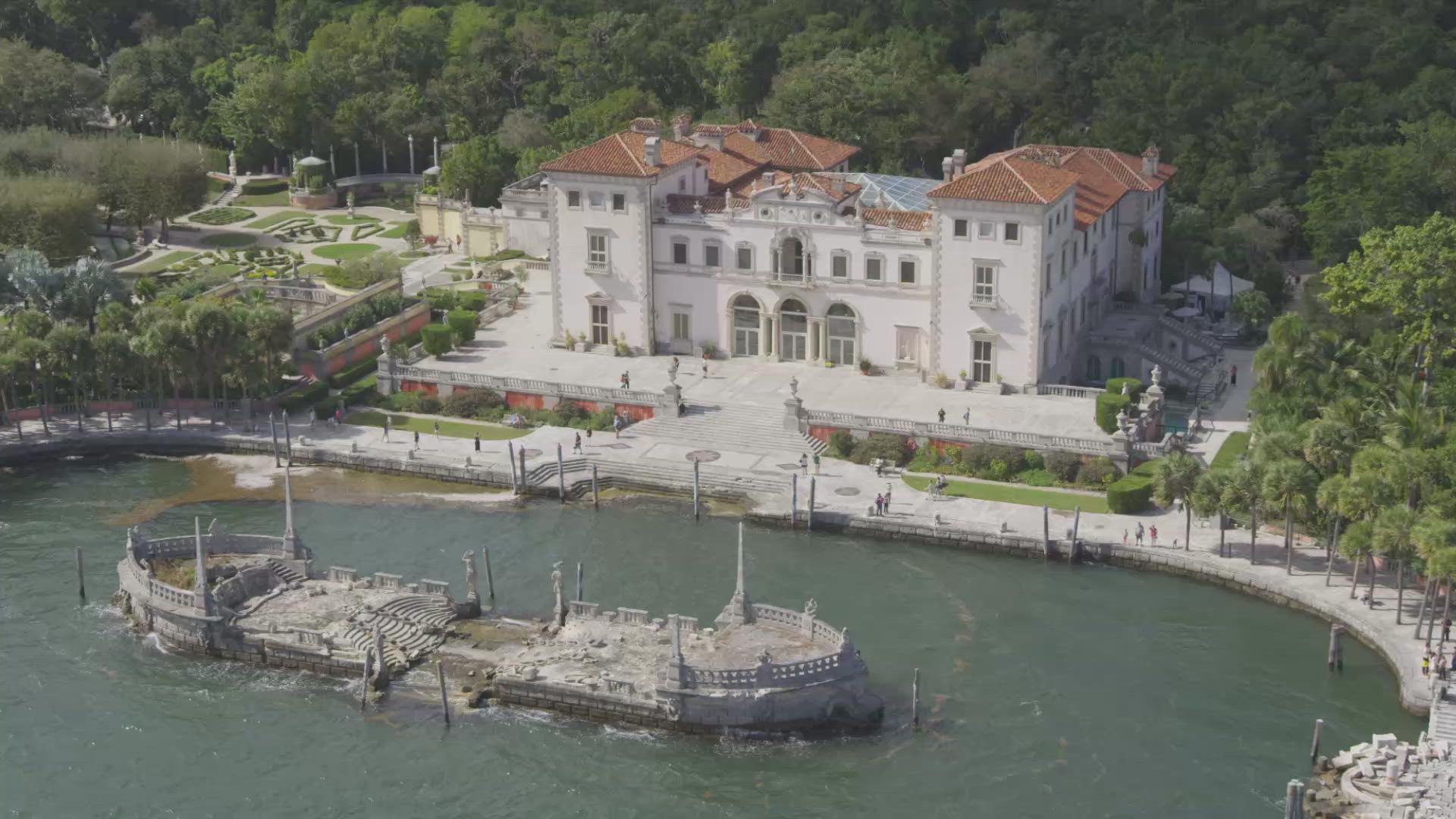 Vizcaya Museum Aerials FILMPAC