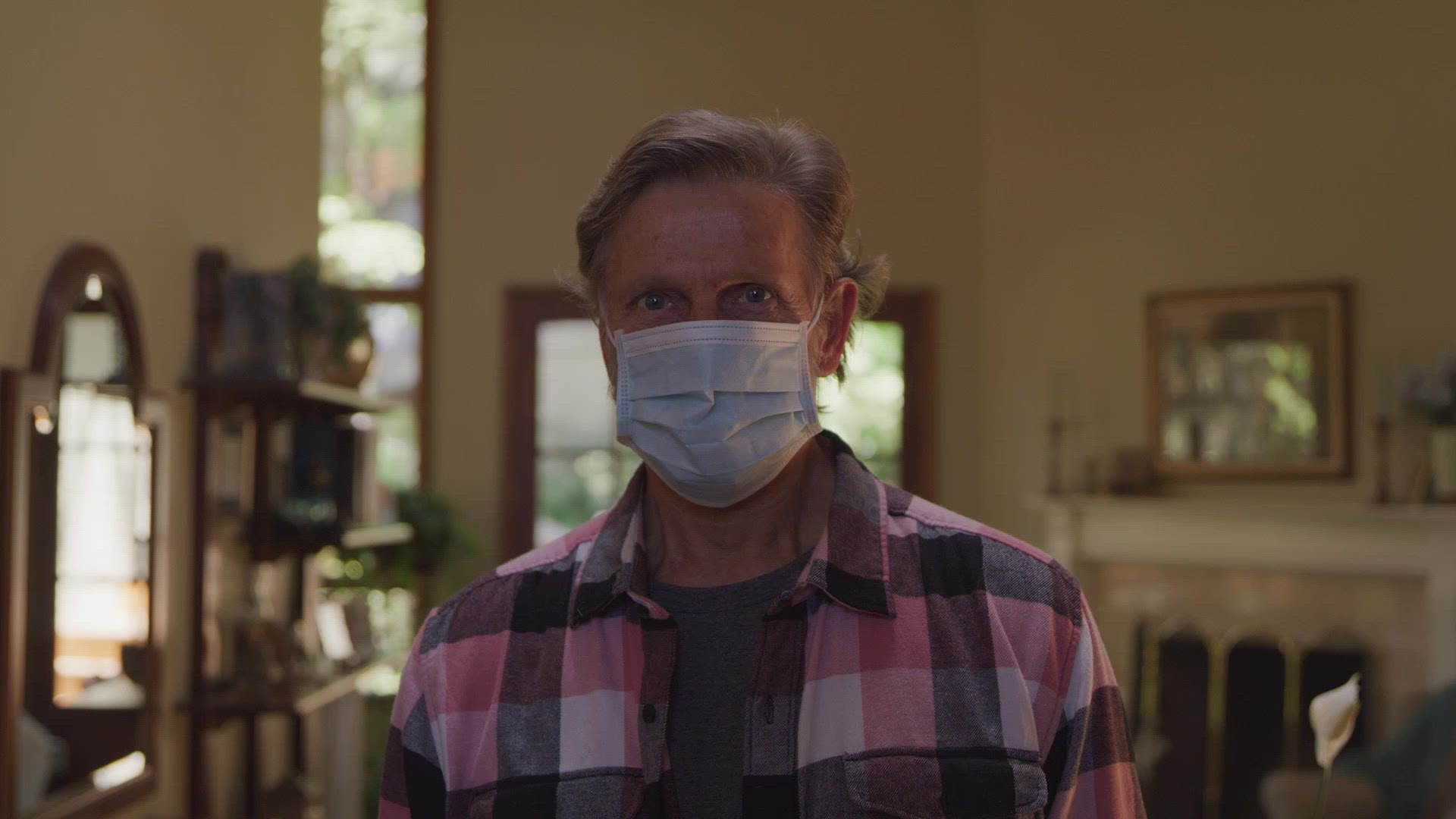 Older Man With Face Mask FILMPAC